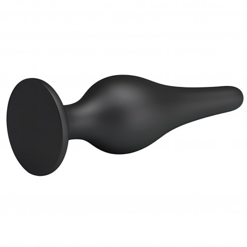 Черная анальная пробка на присоске Pretty Love Sensitive Prostate Plug Черная анальная пробка на присоске Pretty Love Sensitive Prostate Plug