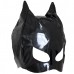 Латексная полушлем-маска кошки
