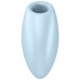 Вакуумно-волновой стимулятор с вибрацией Satisfyer Cutie Heart голубой