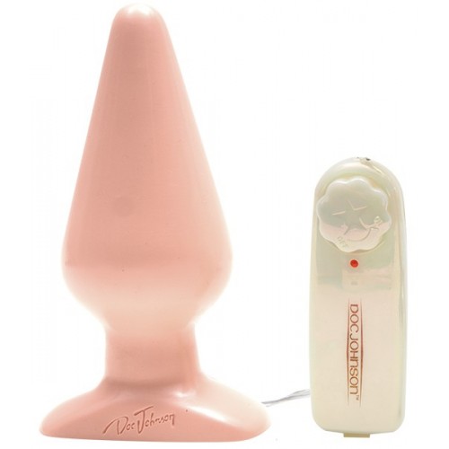 Анальная втулка с вибрацией Doc Johnson Erotems Medium Анальная втулка с вибрацией Doc Johnson Erotems Medium