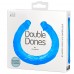 Фаллоимитатор двухголовый голубой Double Dones 44 см