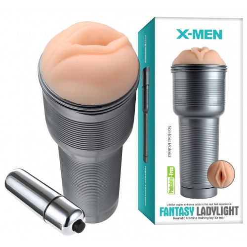 Мастурбатор в колбе с вибрацией X-Men Fantasy Ladylight Мастурбатор в колбе с вибрацией X-Men Fantasy Ladylight