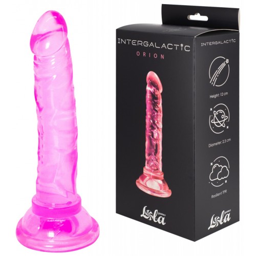 Прозрачный фаллоимитатор Intergalactic Orion Pink 14 см Прозрачный фаллоимитатор Intergalactic Orion Pink 14 см