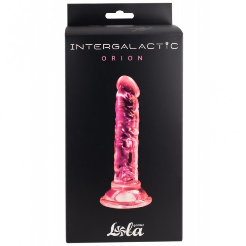 Прозрачный фаллоимитатор Intergalactic Orion Pink 14 см Прозрачный фаллоимитатор Intergalactic Orion Pink 14 см