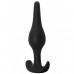 Анальный стимулятор из медицинского силикона черный