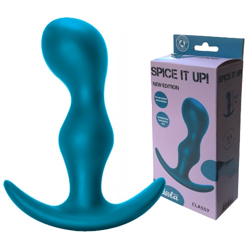 Анальная пробка для ношения Spice it up Classy Dark Aquamarine Анальная пробка для ношения Spice it up Classy Dark Aquamarine