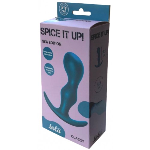 Анальная пробка для ношения Spice it up Classy Dark Aquamarine Анальная пробка для ношения Spice it up Classy Dark Aquamarine