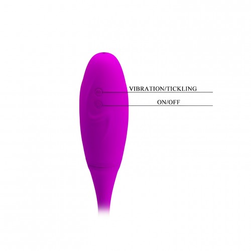 Перезаряжаемый вибро-стимулятор Pretty Love Snaky Vibe с волновым эффектом Перезаряжаемый вибро-стимулятор Pretty Love Snaky Vibe с волновым эффектом