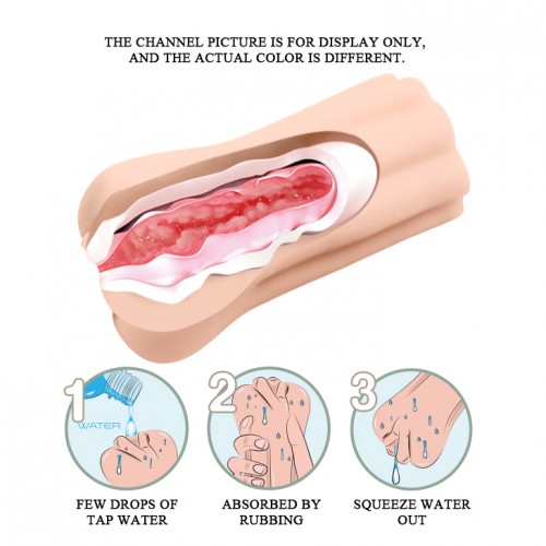 Реалистичная вагина Crazy Bull с эффектом выделения смазки Реалистичная вагина Crazy Bull с эффектом выделения смазки