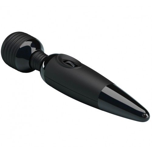 Вибромассажер с мощной вибрацией Pretty Love Power Wand черный Вибромассажер с мощной вибрацией Pretty Love Power Wand черный