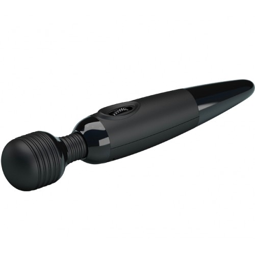 Вибромассажер с мощной вибрацией Pretty Love Power Wand черный Вибромассажер с мощной вибрацией Pretty Love Power Wand черный