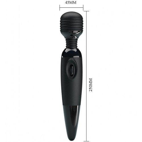 Вибромассажер с мощной вибрацией Pretty Love Power Wand черный Вибромассажер с мощной вибрацией Pretty Love Power Wand черный