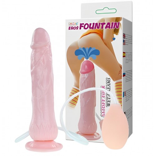 Фаллоимитатор с имитацией семяизвержения Eros Fountain 20 см Фаллоимитатор с имитацией семяизвержения Eros Fountain 20 см