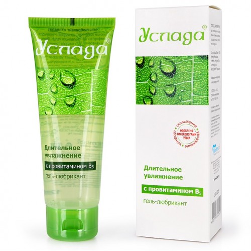 Гель-лубрикант Услада с провитамином В5 120 гр Гель-лубрикант Услада с провитамином В5 120 гр