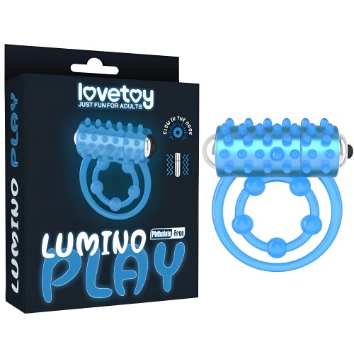 !!!ТОВАР С ДЕФЕКТОМ!!!Двойное виброкольцо светящееся в темноте Lumino Play Vibrating Penis Ring !!!ТОВАР С ДЕФЕКТОМ!!!Двойное виброкольцо светящееся в темноте Lumino Play Vibrating Penis Ring