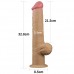Рельефный фаллос с высоко посаженной мошонкой Lovetoy Silicone Cock 33 см Рельефный фаллос с высоко посаженной мошонкой Lovetoy Silicone Cock 33 см