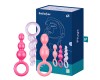 Набор разноцветных анальных стимуляторов Satisfyer Booty Call
