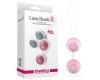 Вагинальные шарики со смещённым центром тяжести Luna Beads розовые