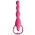 Розовая елочка с вибрацией Silicone Vibrating Bum Beads