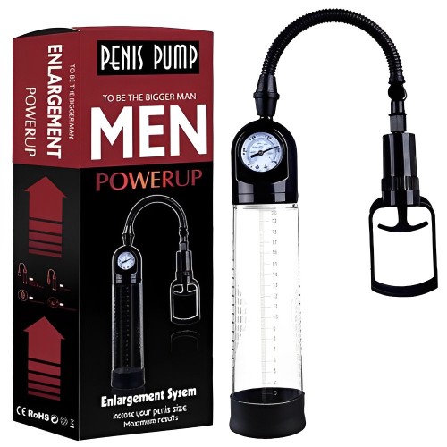 Вакуумная помпа с манометром Men Powerup Вакуумная помпа с манометром Men Powerup