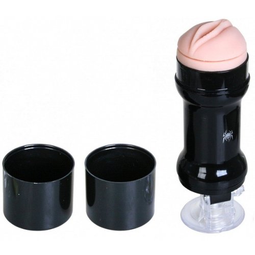 Мастурбатор черный Spider Realism Hands Free Intense Black Мастурбатор черный Spider Realism Hands Free Intense Black