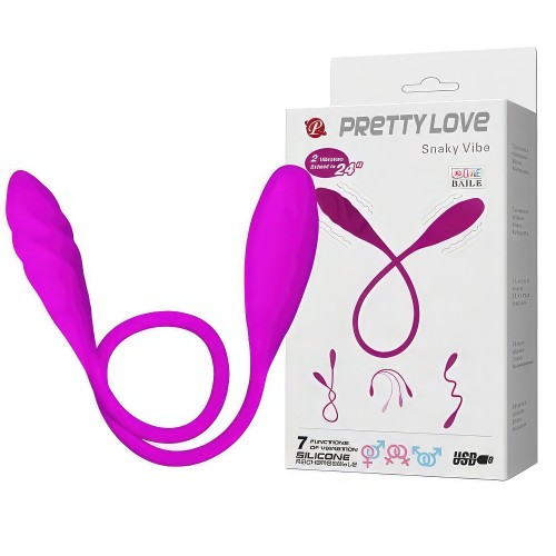 Двойной вибростимулятор Pretty Love Snaky Vibe Двойной вибростимулятор Pretty Love Snaky Vibe