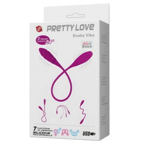 Двойной вибростимулятор Pretty Love Snaky Vibe Двойной вибростимулятор Pretty Love Snaky Vibe