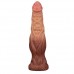 Фаллоимитатор с ярко выраженным рельефом и градиентом Lovetoy Silicone Cock 25 см