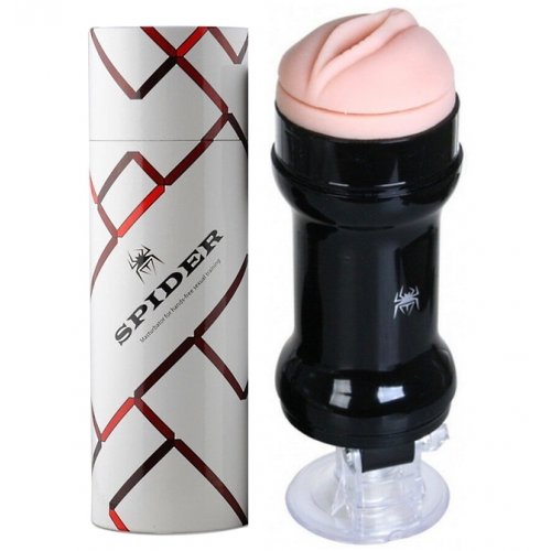 Мастурбатор черный Spider Realism Hands Free Intense Black Мастурбатор черный Spider Realism Hands Free Intense Black