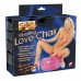 Надувное розовое кресло с вибронасадкой Love Vibrating Chair