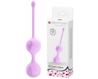 Вагинальные шарики со смещённым центром тяжести Pretty Love Kegel Tighten Up I розовые