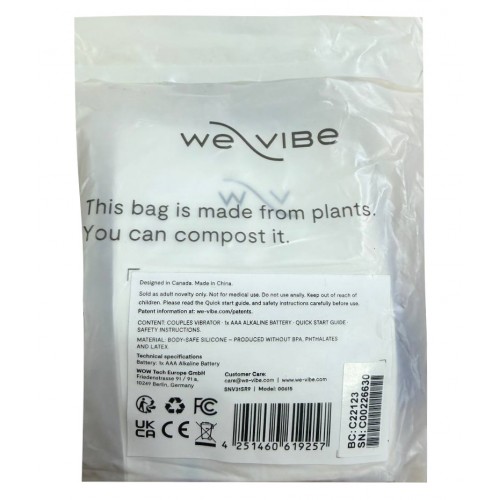 Вибратор для двоих We-Vibe Special Edition Battery черный Вибратор для двоих We-Vibe Special Edition Battery черный