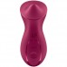 Клиторальный вибромассажер с плавающим стимулятором Satisfyer Exciterrr бордовый