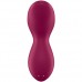 Клиторальный вибромассажер с плавающим стимулятором Satisfyer Exciterrr бордовый