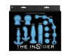 Набор игрушек для анальной стимуляции The Insider Set Deluxe Couple Kit голубой