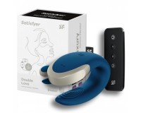 Смарт-стимулятор для пар Satisfyer Double Love голубой