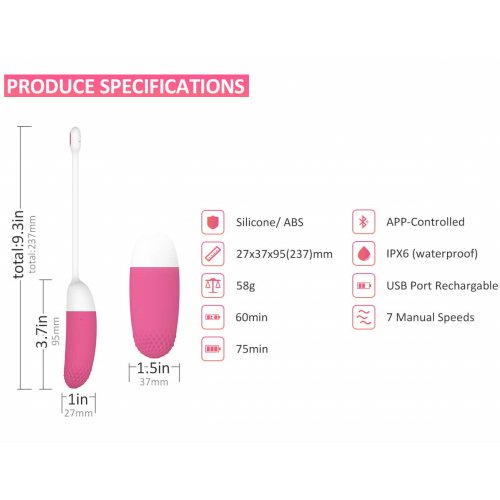 Смарт-виброяйцо Magic Motion Magic Vini Смарт-виброяйцо Magic Motion Magic Vini