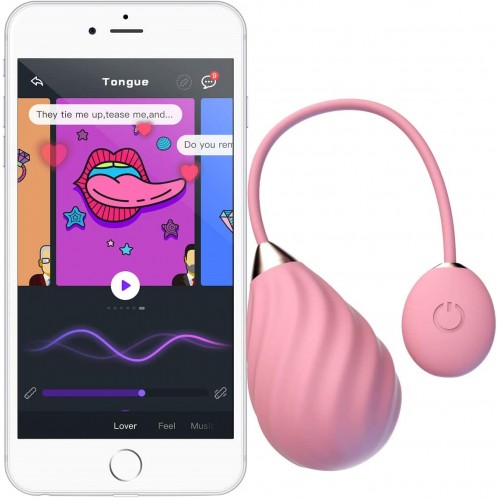 Смарт-виброяйцо Magic Motion Magic Sundae розовое Смарт-виброяйцо Magic Motion Magic Sundae розовое