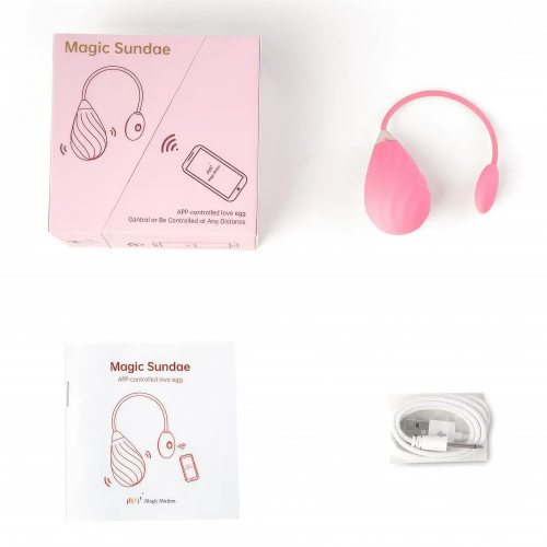 Смарт-виброяйцо Magic Motion Magic Sundae розовое Смарт-виброяйцо Magic Motion Magic Sundae розовое