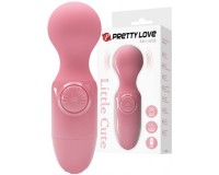 Компактный розовый вибромассажер Pretty Love Mini Stick