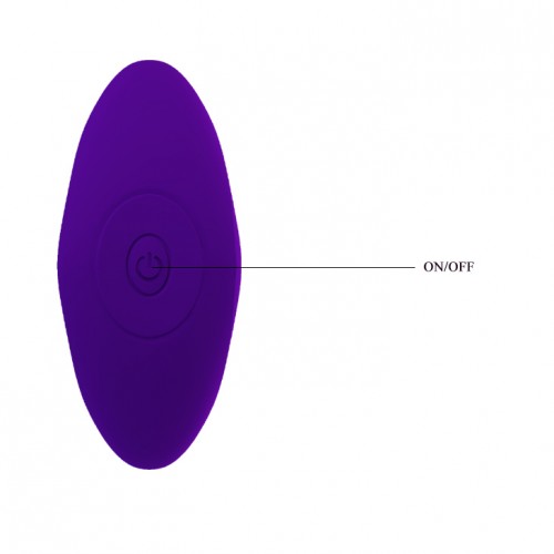 Анальная пробка для ношения с вибрацией Pretty Love Anal Plug Massager фиолетовая Анальная пробка для ношения с вибрацией Pretty Love Anal Plug Massager фиолетовая