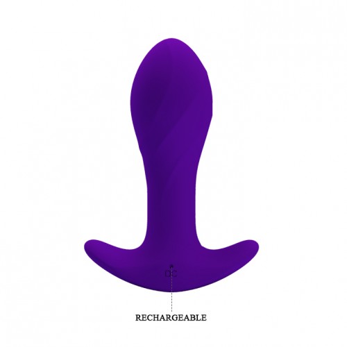 Анальная пробка для ношения с вибрацией Pretty Love Anal Plug Massager фиолетовая Анальная пробка для ношения с вибрацией Pretty Love Anal Plug Massager фиолетовая