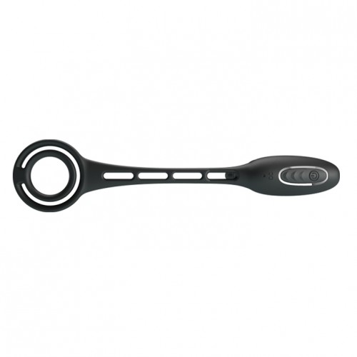 Анальная пробка с двойным эрекционным кольцом и вибрацией Pretty Love Vibration Penis Sleeve Анальная пробка с двойным эрекционным кольцом и вибрацией Pretty Love Vibration Penis Sleeve