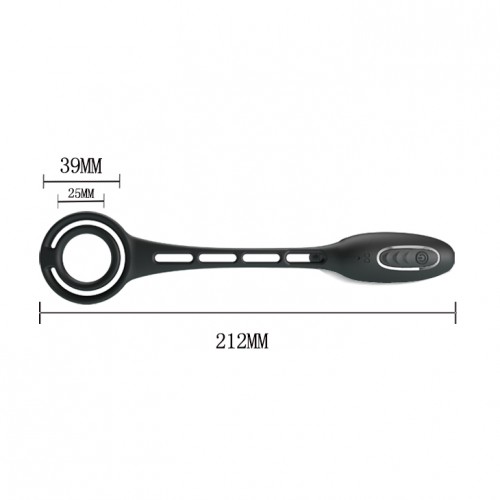 Анальная пробка с двойным эрекционным кольцом и вибрацией Pretty Love Vibration Penis Sleeve Анальная пробка с двойным эрекционным кольцом и вибрацией Pretty Love Vibration Penis Sleeve