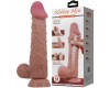 Реалистичный фаллоимитатор с эффектом двойной кожи мулат Pretty Love Sliding Skin Mendel 24 см