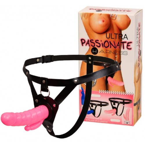 Страпон Ultra Passionate с анальным отростком Страпон Ultra Passionate с анальным отростком