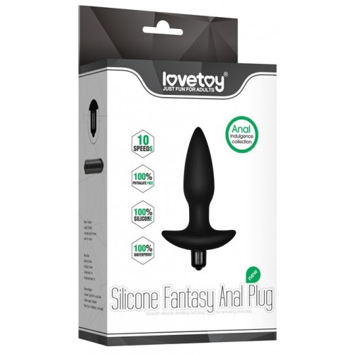 Анальная пробка с вибрацией Silicone Fantasy Anal Plug Анальная пробка с вибрацией Silicone Fantasy Anal Plug