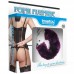 Фиолетовые металлические наручники с мехом Fetish Pleasure