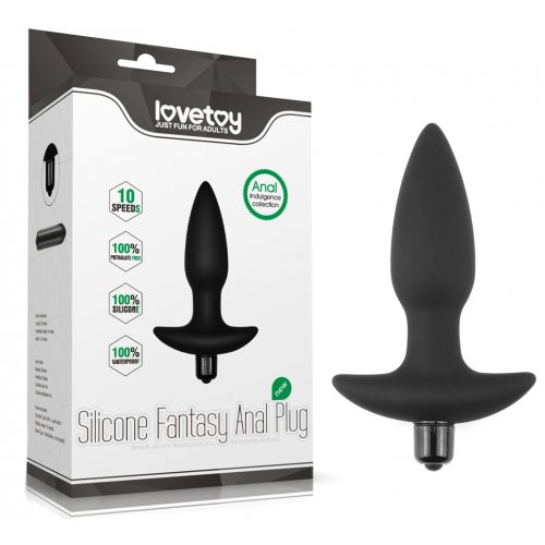 Анальная пробка с вибрацией Silicone Fantasy Anal Plug Анальная пробка с вибрацией Silicone Fantasy Anal Plug
