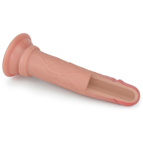 Фаллоимитатор на присоске телесный Dual-Layered Silicone Cock 19 см Фаллоимитатор на присоске телесный Dual-Layered Silicone Cock 19 см